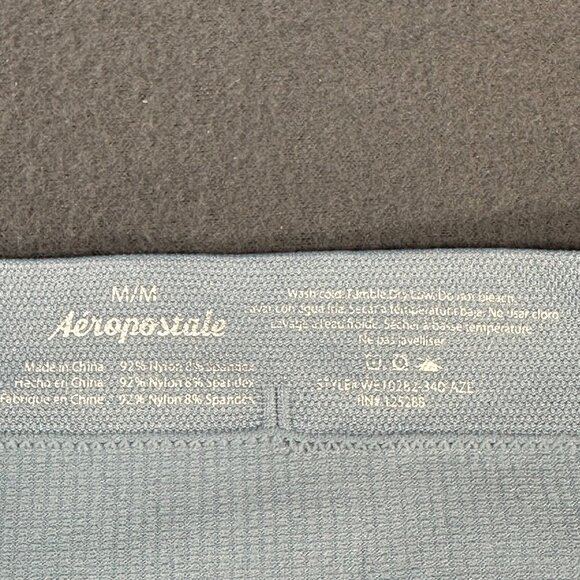Aeropostale Women's Size Medium Panty Thong Seamless Light Blue New Without Tags - Picture 4 of 9